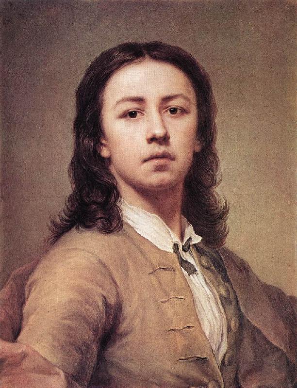 MENGS, Anton Raphael Self-Portrait oil painting picture